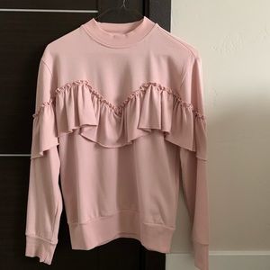 Topshop ruffle sweater